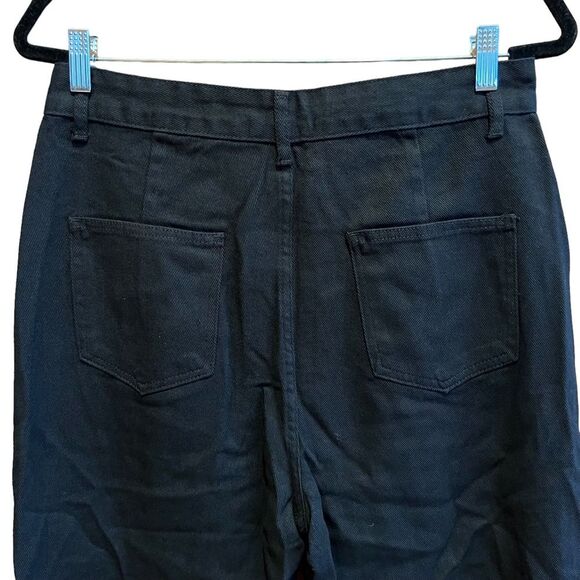 Commense Jeans Womens Black M High Waist Straight Leg NWT - Picture 5 of 12